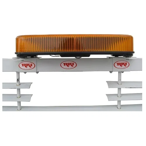 STRBMNTRCT – RKI Headache Rack Light Mount, Use on RKI Headache Racks Rectangular Powder Coated White Steel Without L...